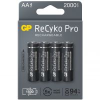 4 x AKUMULATORKI GP RECYKO PRO AA R-6 2000 mAh